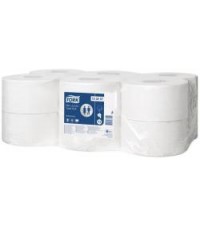 Tork mini toalettpapír (12tek/#, hófehér)