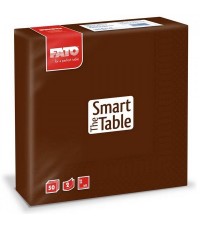 Fato Smart Table csokoládé barna szalvéta 33x33cm 2rtg.24 cs.
