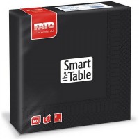 Fato Smart Table fekete szalvéta 33x33 cm 2rtg. 24 cs