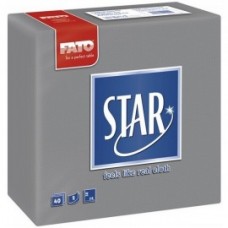 Fato Star szürke textilhatású szalvéta 38x38cm 2rtg. Fato Star szürke textilhatású szalvéta 38x38cm 2rtg.