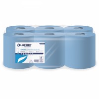 LUCART STRONG L-ONE MAXI BLUE 450 Tekercses törlőkendő,kék kéztörlő papír