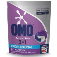 OMO Prof. Active Clean környeztbarát mosókapszula 80db fehér és színes ruhákhoz