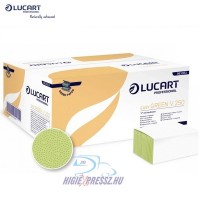 LUCART EASY GREEN V 250 V-hajtogatott zöld kéztörlő papír LUCART EASY GREEN V 250 V-hajtogatott zöld kéztörlő papír