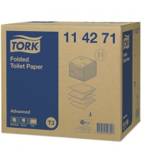 Tork hajtogatott toalettpapír Advanced Folded 2rtg.36cs.