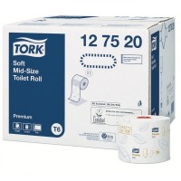 Tork toalettpapír tekercses Soft közepes méret, prémium 2rtg.27 tek.