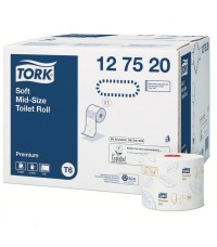 Tork toalettpapír tekercses Soft közepes méret, prémium 2rtg.27 tek.