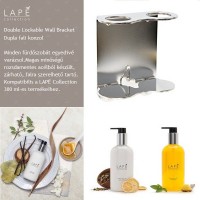 LAPE adagoló fali konzol 2 db-os, rozsdamentes, zárható