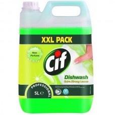 CIF Prof. Dishwash Extra Strong Lemon citromos kézi mosogatószer 5l