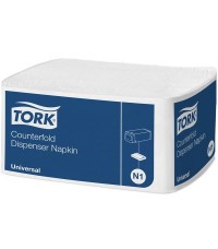 Tork adagolós szalvéta fehér Counterfold Universal 1rtg.N1