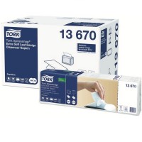 Tork adagolós szalvéta fehér, levélmintás Xpressnap(R)Premium Extra Soft 2rtg.N4