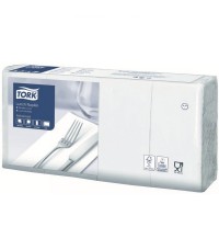 Tork szalvéta fehér Lunch 2rtg. 32,8x 32,8cm 