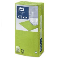 Tork koktélszalvéta lime, 24x24cm 2rtg.  12 csg