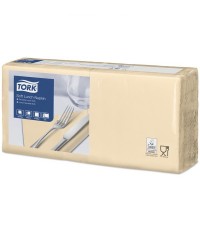 Tork szalvéta csontszínű Lunch Soft 33x33cm 3rtg.