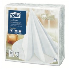 Tork LinStyle(R) szalvéta fehér Dinner 39x39cm 1 rtg.