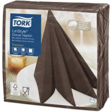 Tork Linstyle(R) szalvéta barna Dinner 39x39cm 1 rtg.