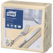 Tork szalvéta csontszínű Dinner 39x39cm 2rtg.